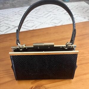 J. Crew Structured three-in-one bag in crinkle Italian leather